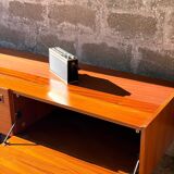 Scandinavian low sideboard in teak, 1960s/70s