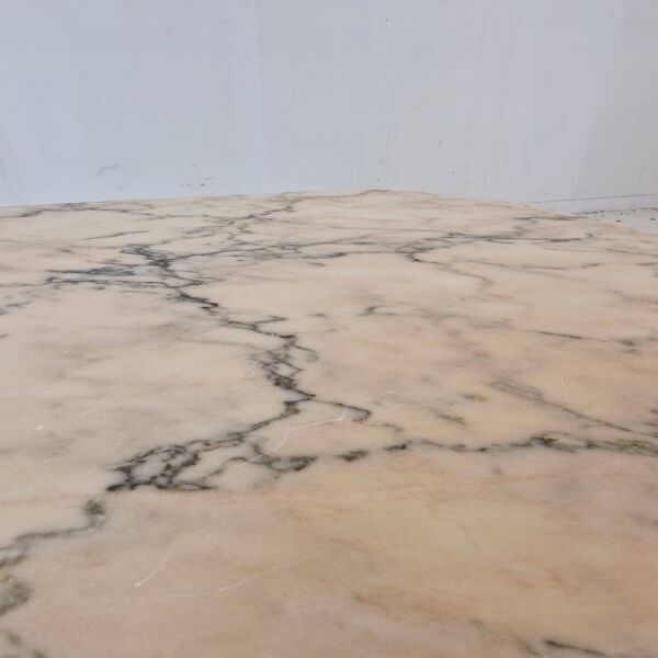 Table basse ou d'appoint en marbre italien, années 1980