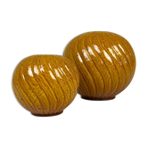 Rare pair of mid-century modern vases by Gunnar Nylund, Rörstrand, Sweden, 1940s.