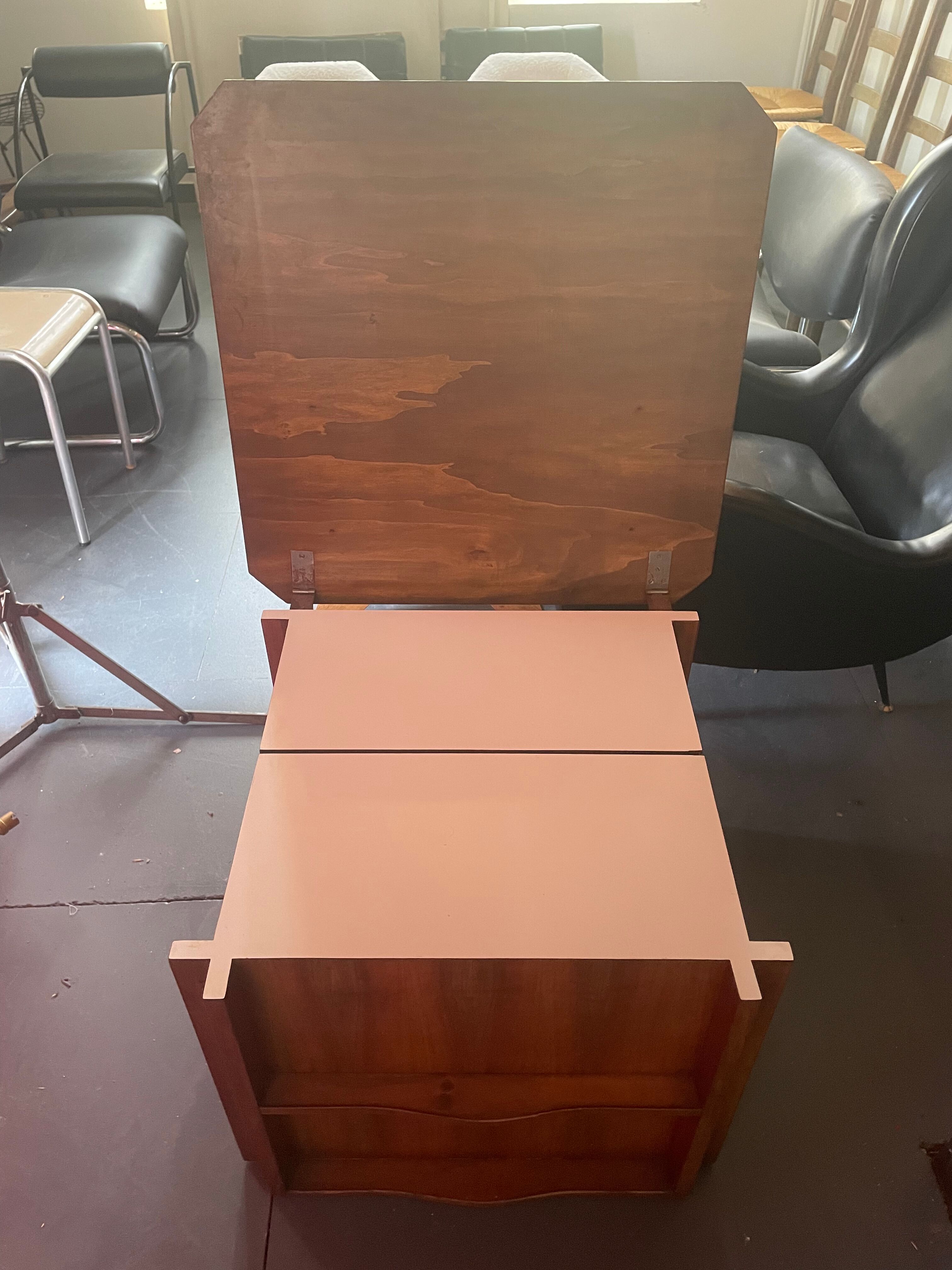 Lounge bar on rosewood roulette 1970