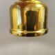Small golden Danish hanging lamp in metal and brass.