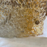 Worked glass wall lamp