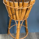 Rattan plant holder