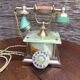Gold-plated marble and metal phone