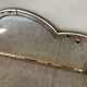 Large vintage brass and glazing bead mirror