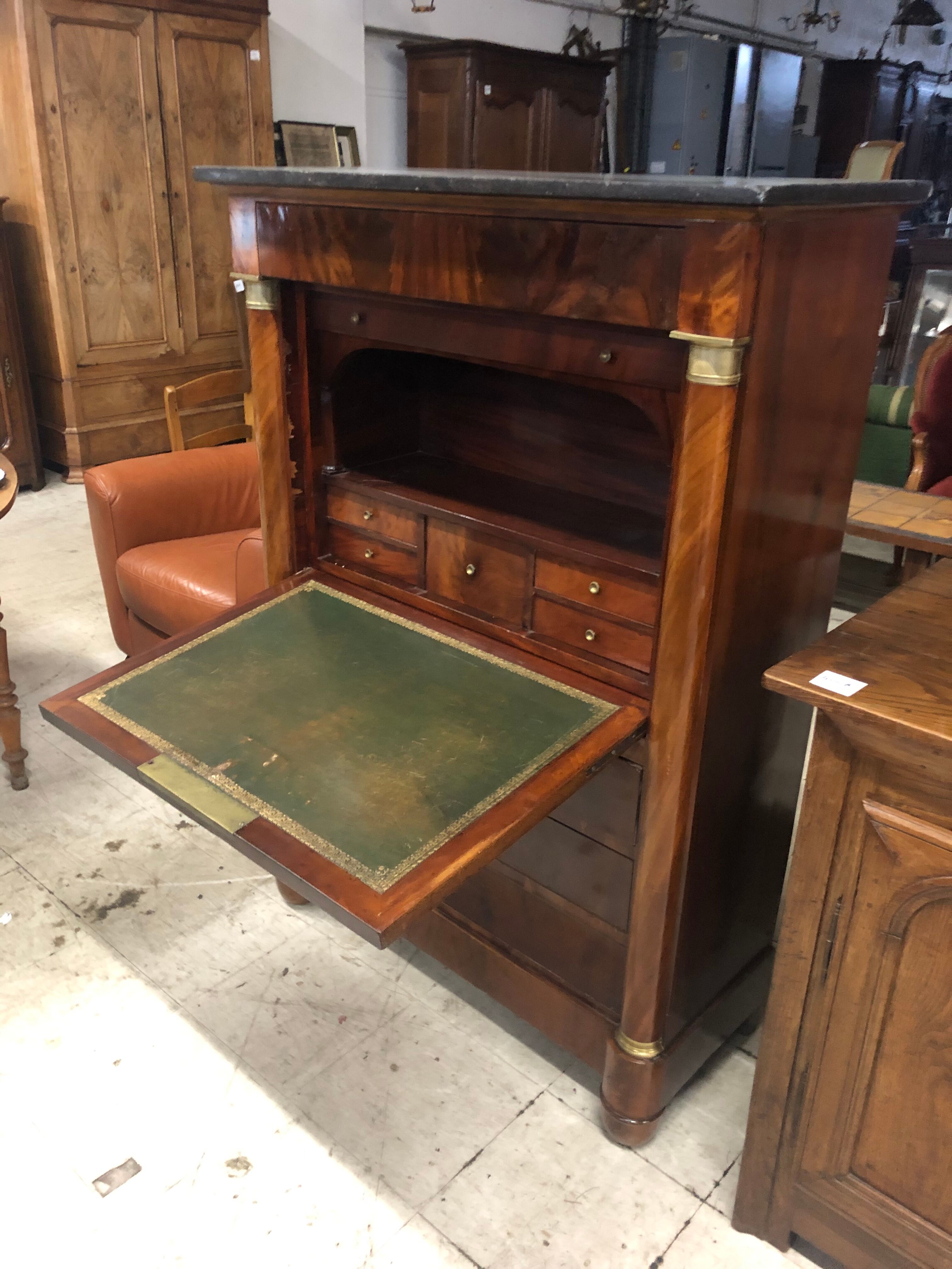 Secretary mahogany empire