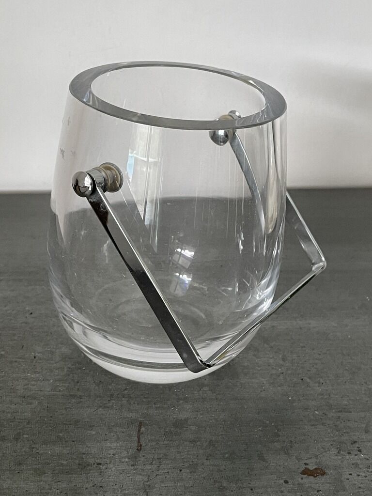 Daum vintage ice bucket