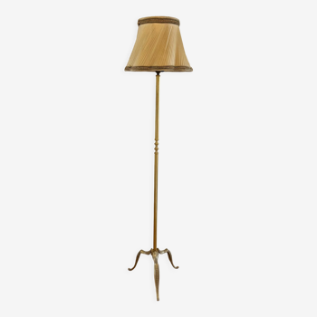 Floor lamp in gilded metal