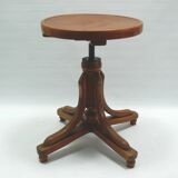 Tabouret de piano / tabouret pivotant, J. & J. Kohn company, tabouret ancien en bois courbé, vers 1900