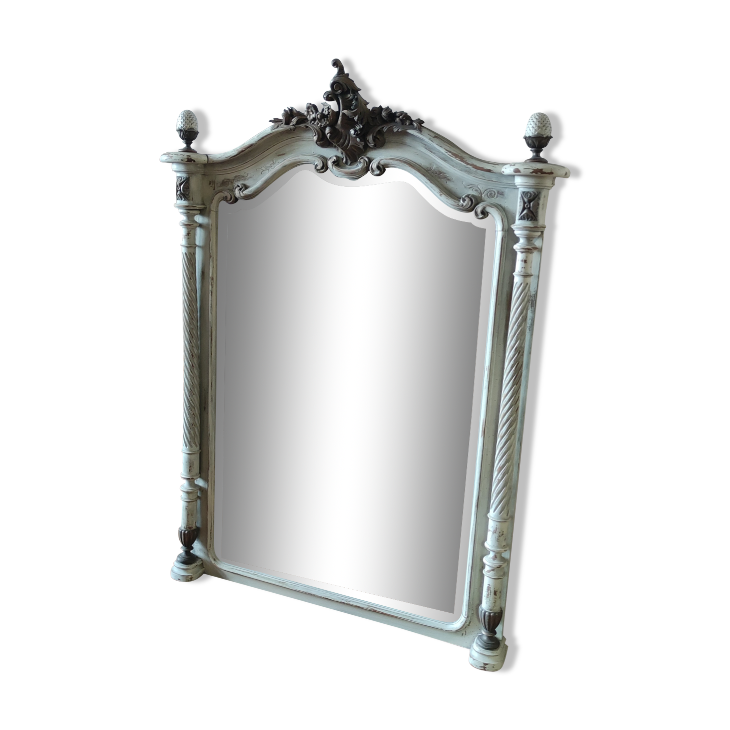 Large antique mirror 150x102cm