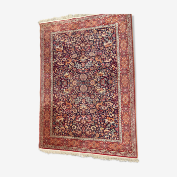 Oriental carpet in wool  139x193cm