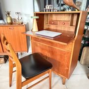 Vintage Jentique teak secretary desk