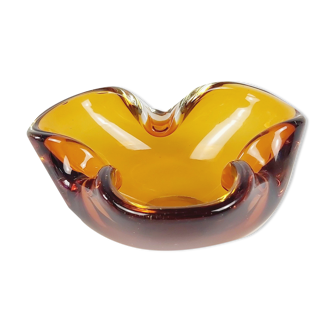 Cendrier en verre de murano du milieu du siècle, années 1960