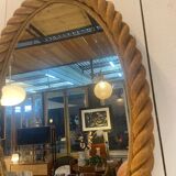 Large rope mirror