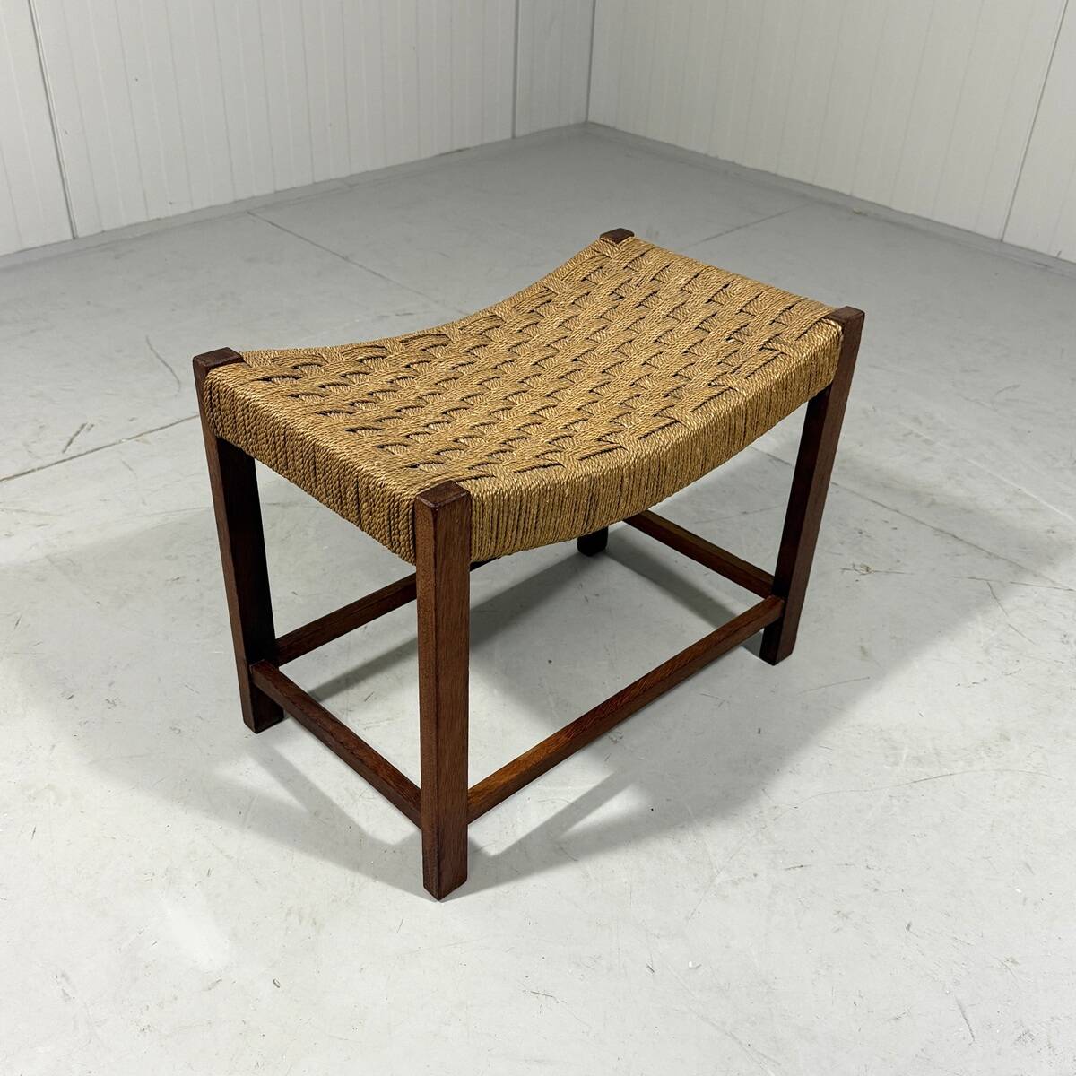 Plaited cord seat stool 1950’s