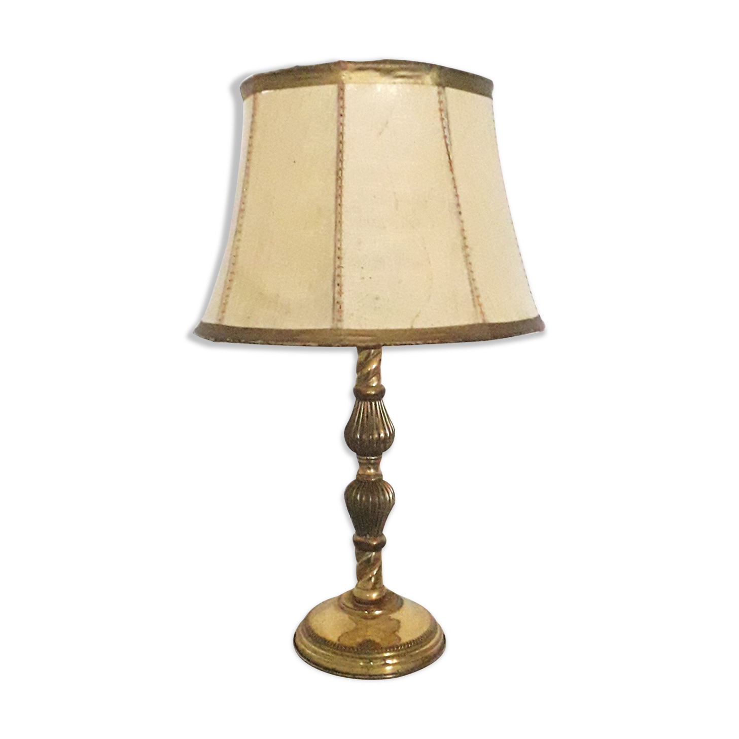 Table lamp / bedside - Brass foot. 1960