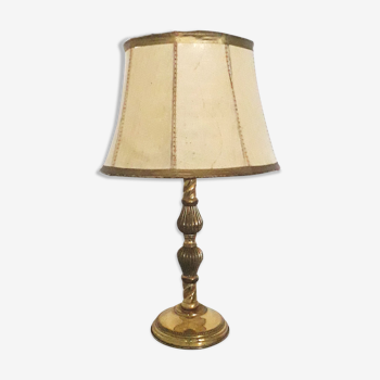 Table lamp / bedside - Brass foot. 1960