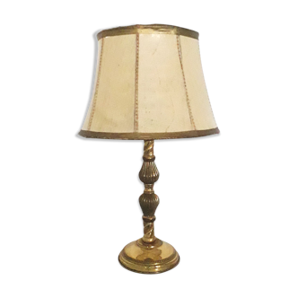 Table lamp / bedside - Brass foot. 1960