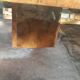 Table basse avec bar integré en loupe de noyer de Mario Sabot