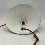Enameled sheet metal cone pendant light