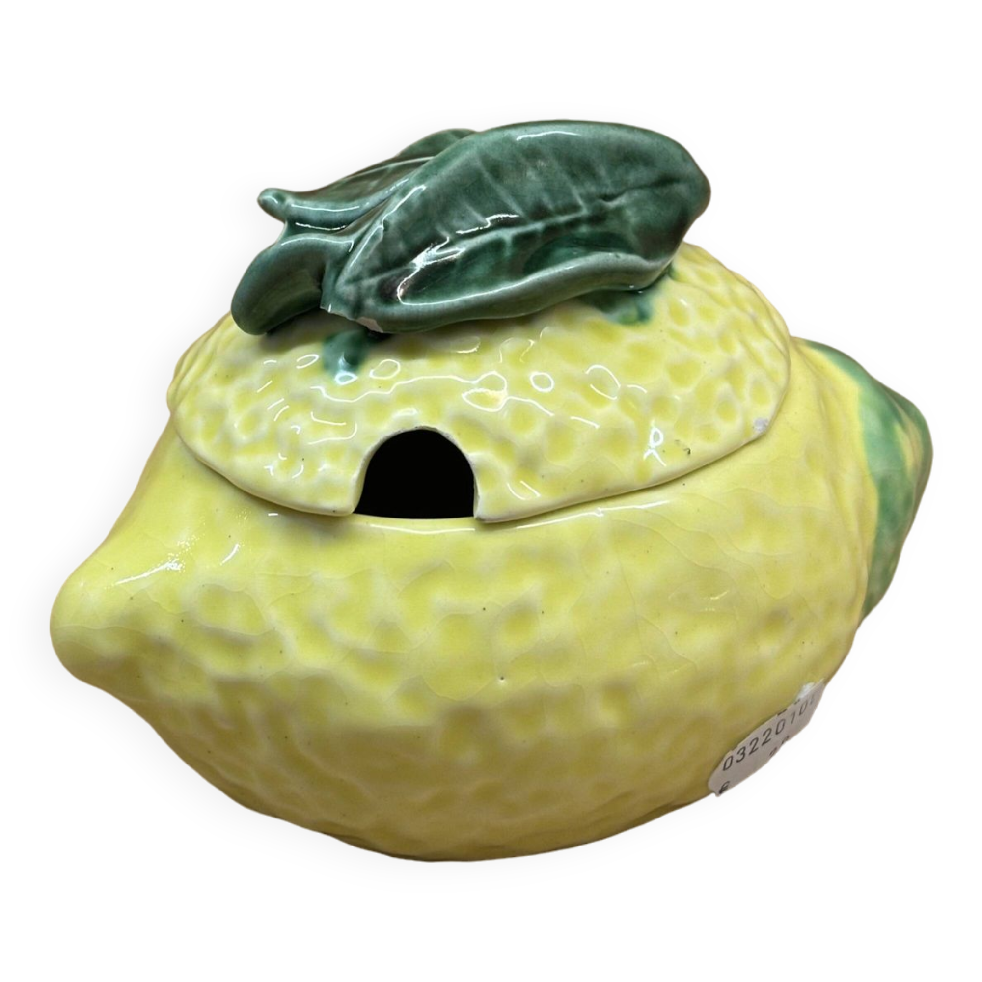 Lemon slip sugar bowl