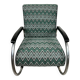 Fauteuil en acier tubulaire par Tubax