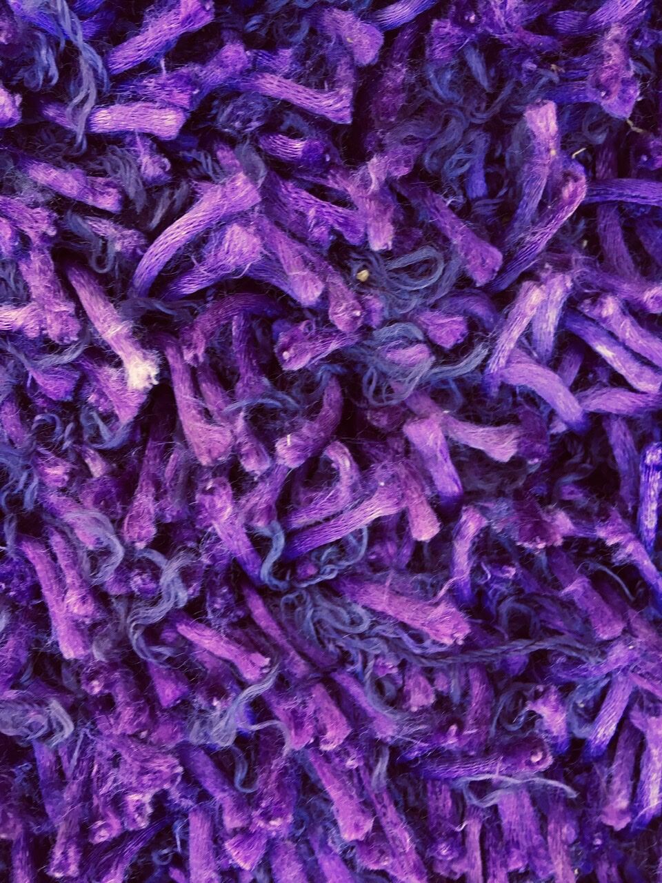 Purple wool carpet by Serge Lesage, France, 1970s