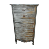 Silver grey dresser
