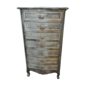 Silver grey dresser