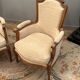 Pair of Louis XVI style walnut shepherdesses circa 1900