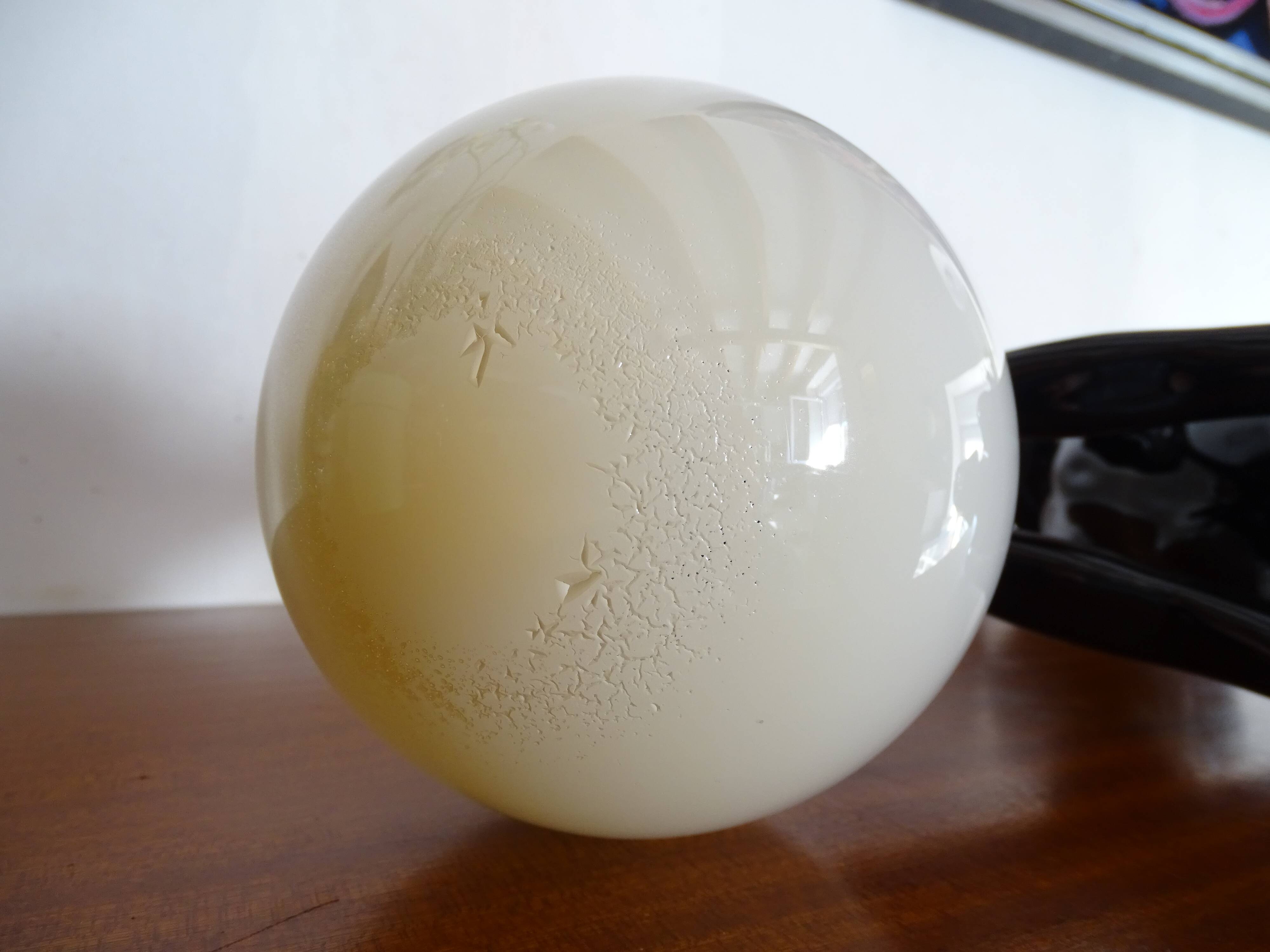 Lampe danseuse nue design 70's 80's- art déco globe boule