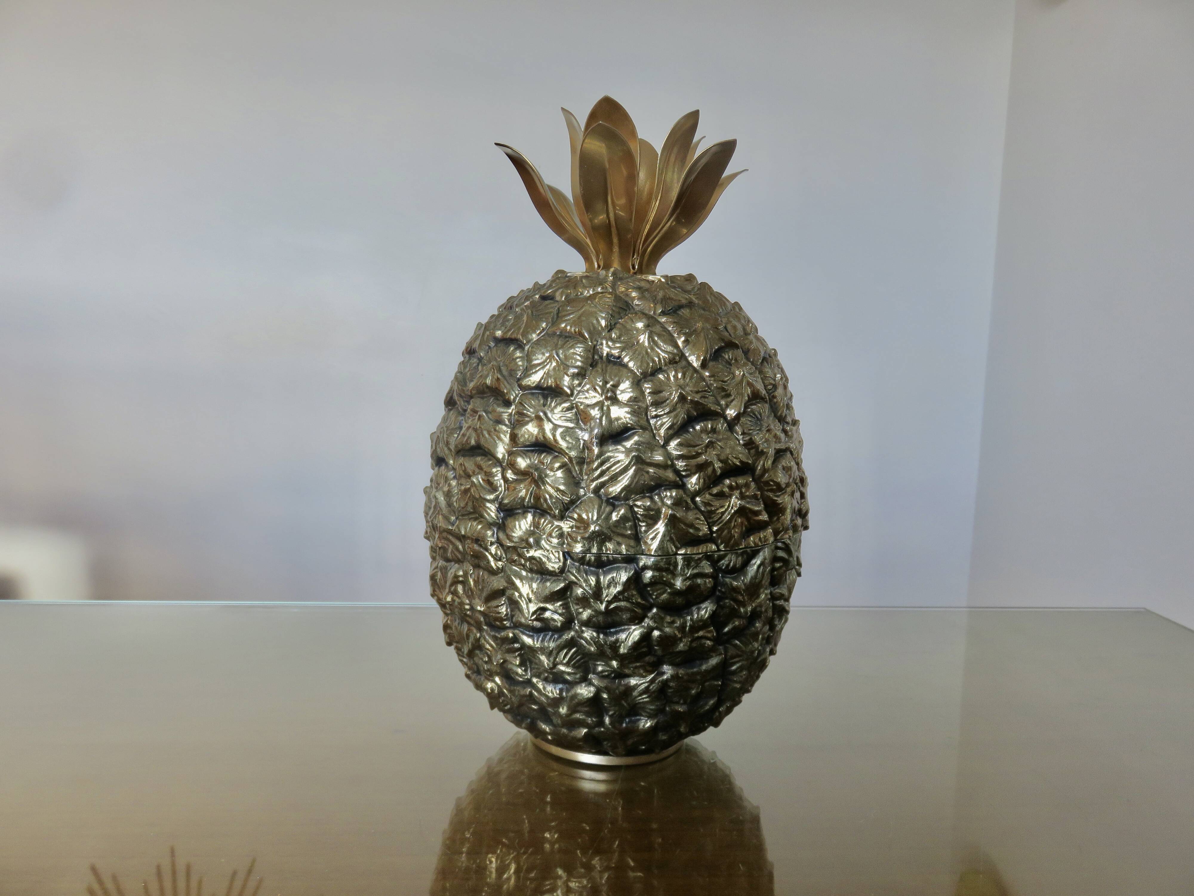 Pineapple by Michel Dartois, 1970, ice bucket, for ice cubes, exceptional condition