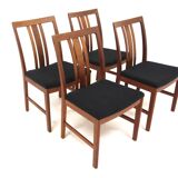 Set of 4 Scandinavian teak chairs, Sweden, 1960
