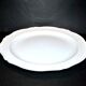 Large round dish in opaque earthenware from Montereau 1820-1830 Pastel blue 32cm