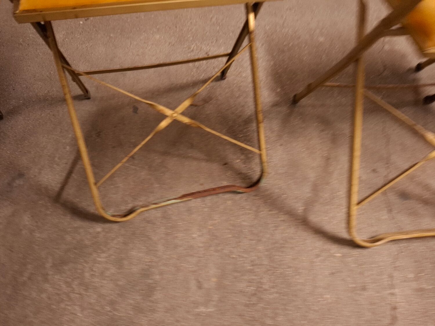 6 vintage opera folding chairs