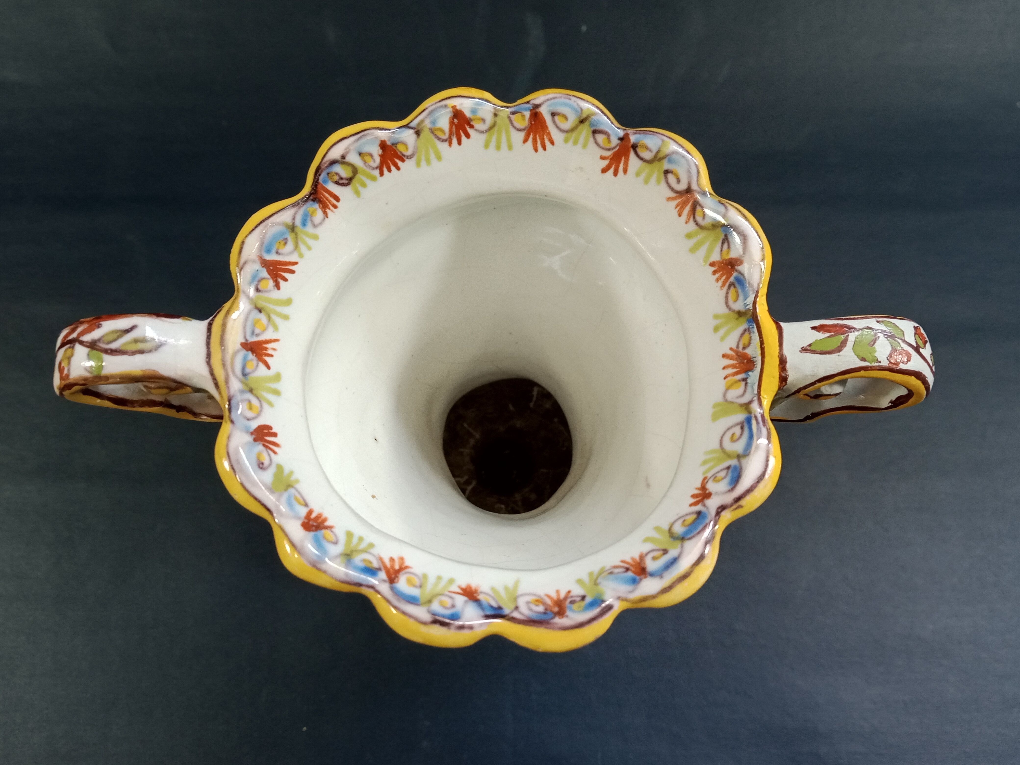 Vase Fourmaintraux Brothers ceramics of Desvres