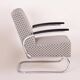Bauhaus Armchair in Chrome attributed to Mücke-Melder, Czech, 1930s