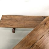 Pair of Solid Oak Farm Benches