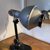 Sollux metal and Bakelite lamp. Industrial