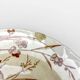8 assiettes à dessert Terre de fer sépia modèle Flore Jules Vieillard Bordeaux XIX