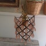 Hanging lamp with stamps