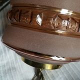 Hanging lamp in granite glass 1950