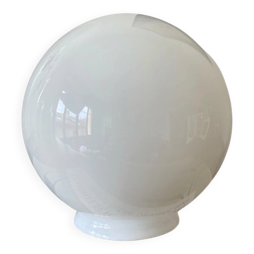 White opaline globe lampshade for wall lamp chandelier 20 cm