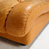 Modular leather sofa set