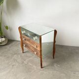 60s mirrored chest of drawers