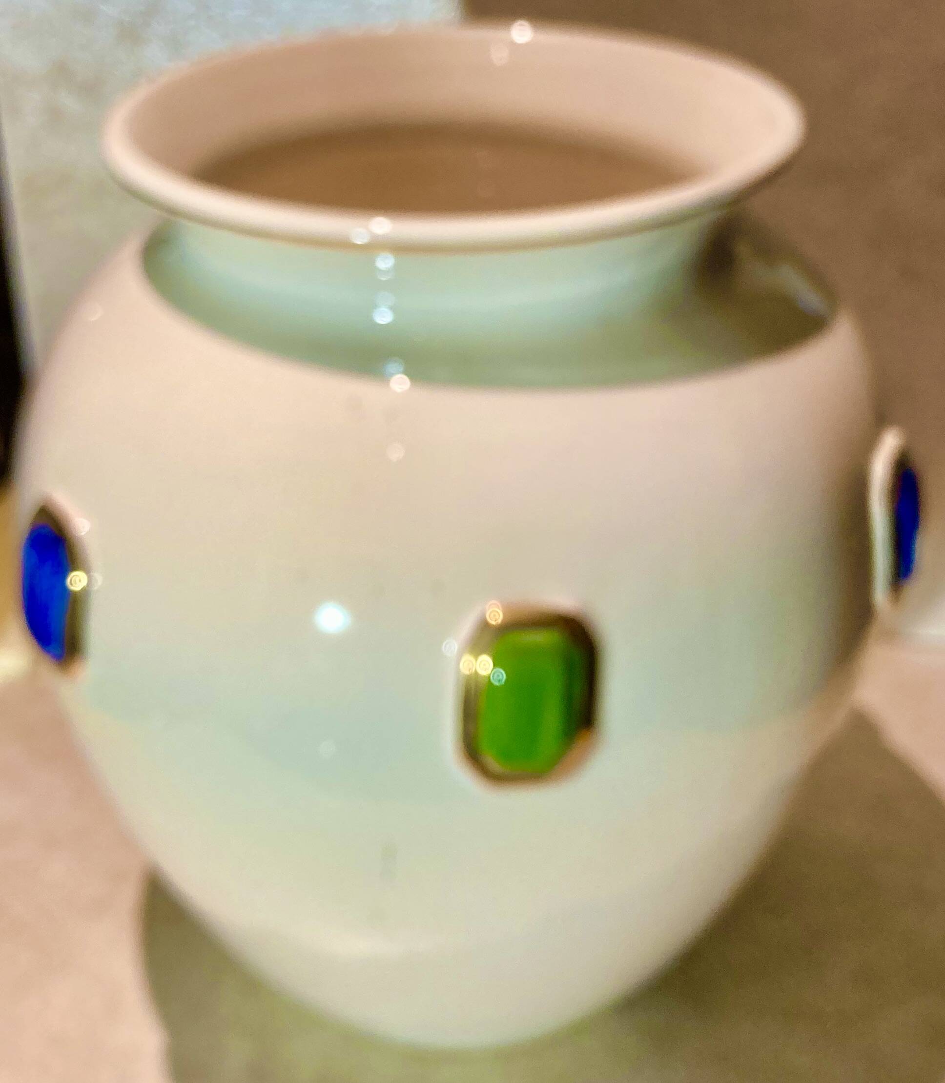Large art deco modernist ceramic vase