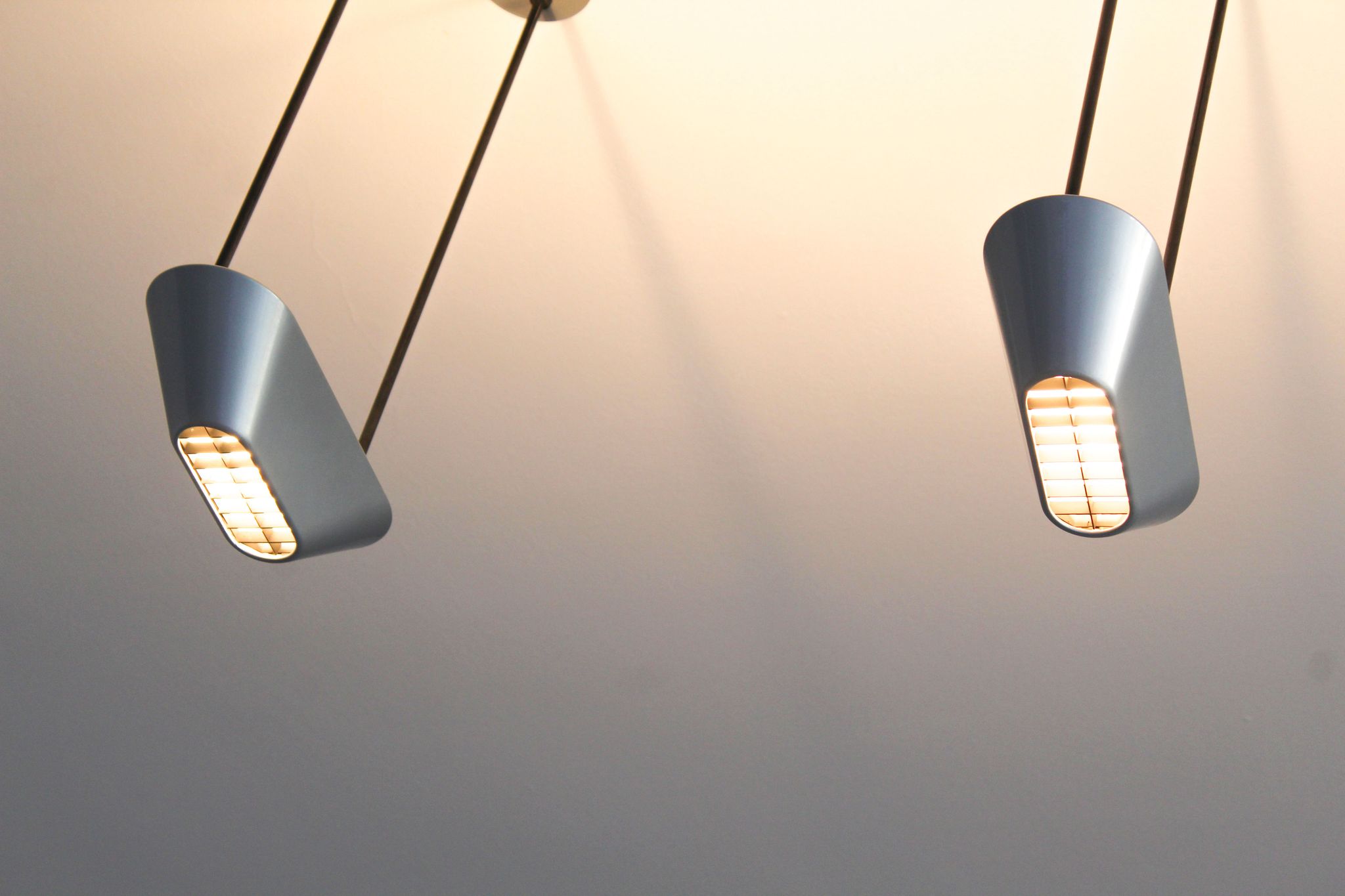 Pair of Artemide chandeliers, model Sidone Designer De Pas - D'urbino -Lomazzi Italia anni 80'