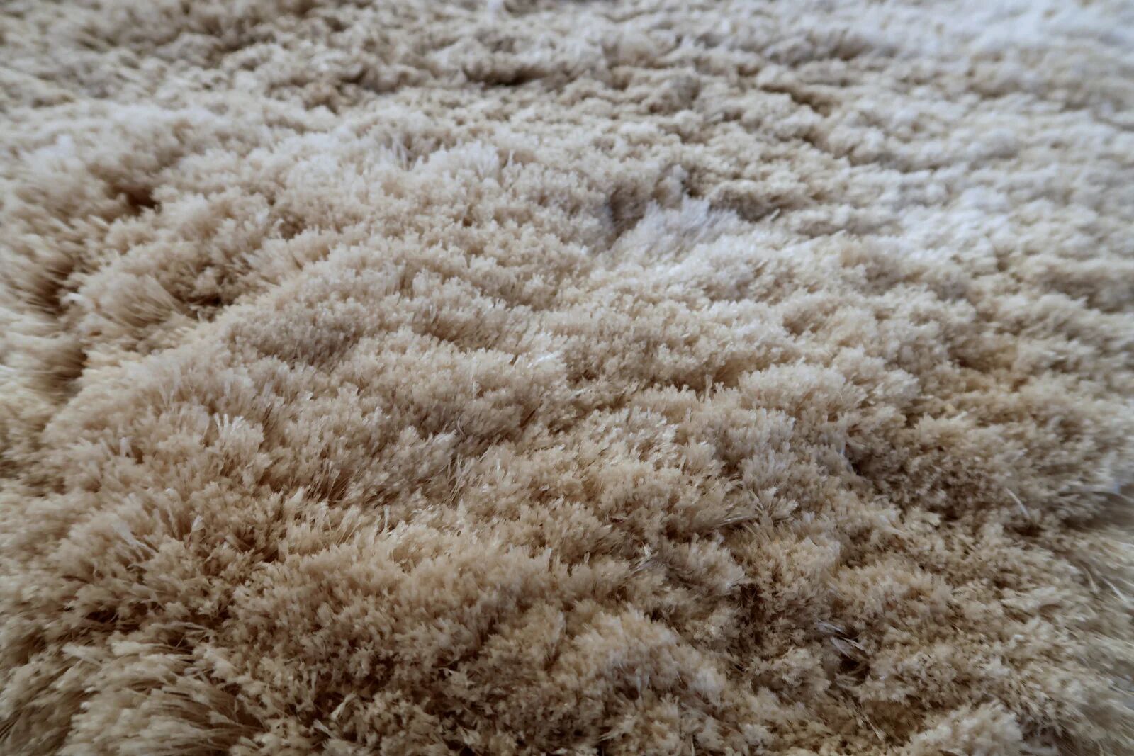 Vintage 1960s Scandinavian shag rug, Flokati style, 200cm x 203cm