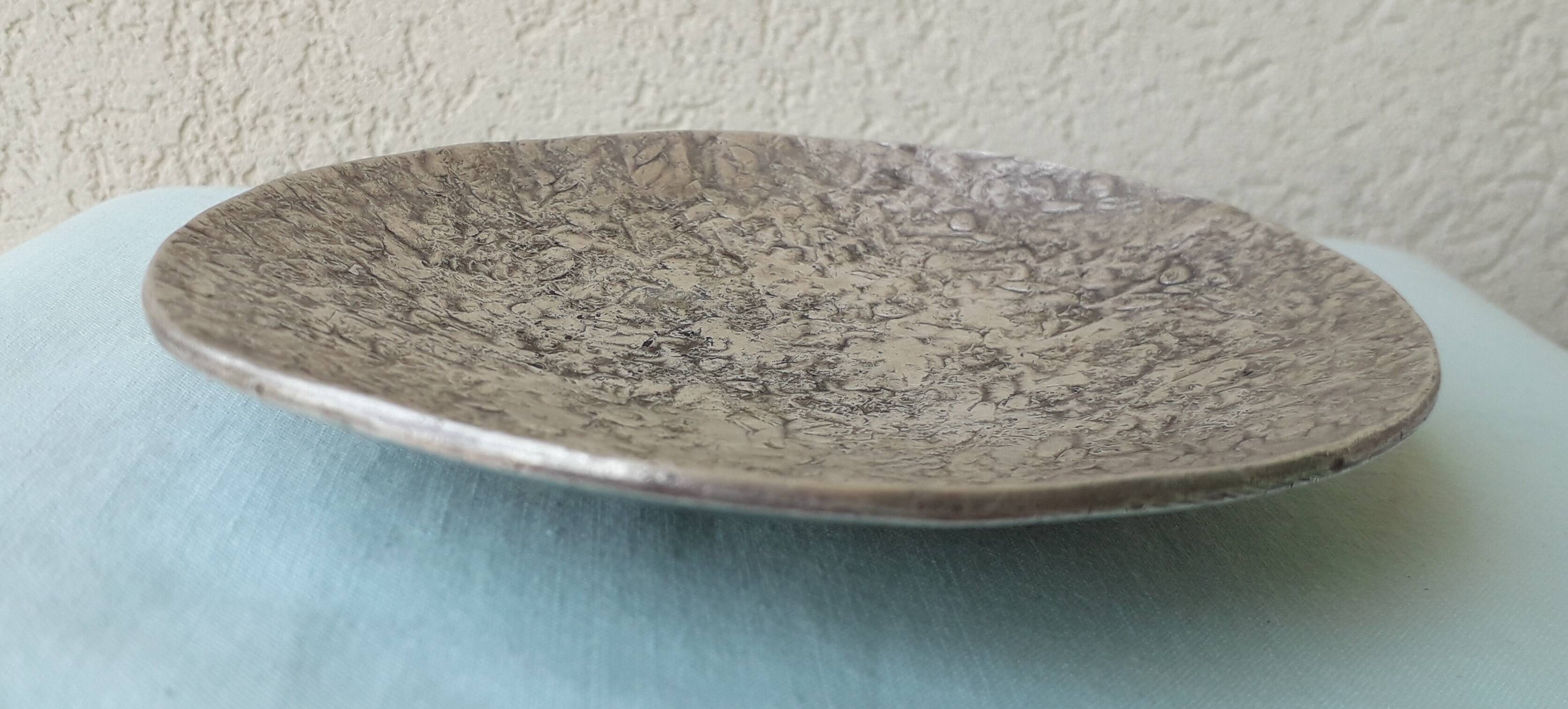 Silver-plated metal tray Edouard Rambaud