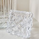 Cast crystal decanter